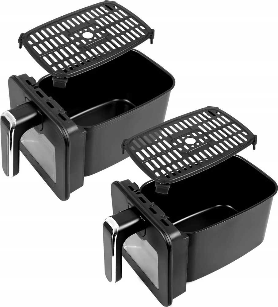 Eldom dviguba neriebi gruzdintuvė, 2200 W, talpa 8 l, LED ekranas