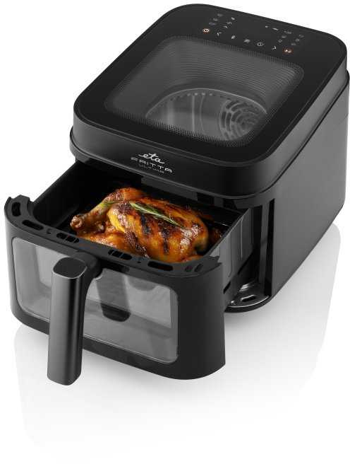 ETA karšto oro gruzdintuvė | Fritta Ultima 716890000 | Galia 1700 W | Talpa 6,5 l | Juodas