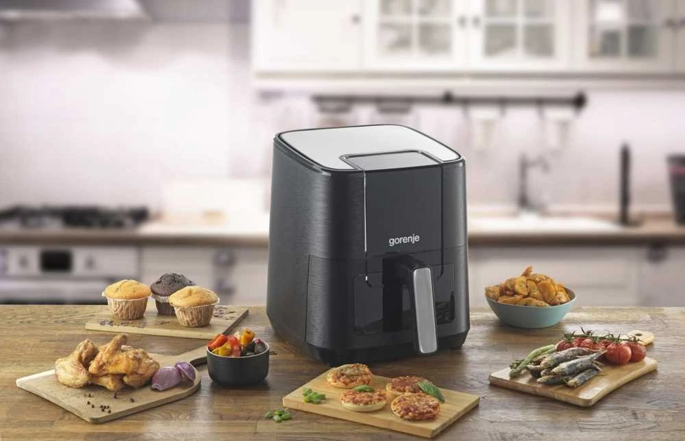 Karšto oro gruzdintuvė Gorenje AF1350DWB, 1350 W, 5,4 l