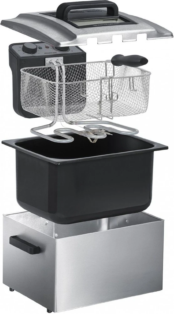 Gruzdintuvė Keptuvė Steba DF 300 (6 l, 1,5kg, 3000 W, plieno spalvos)