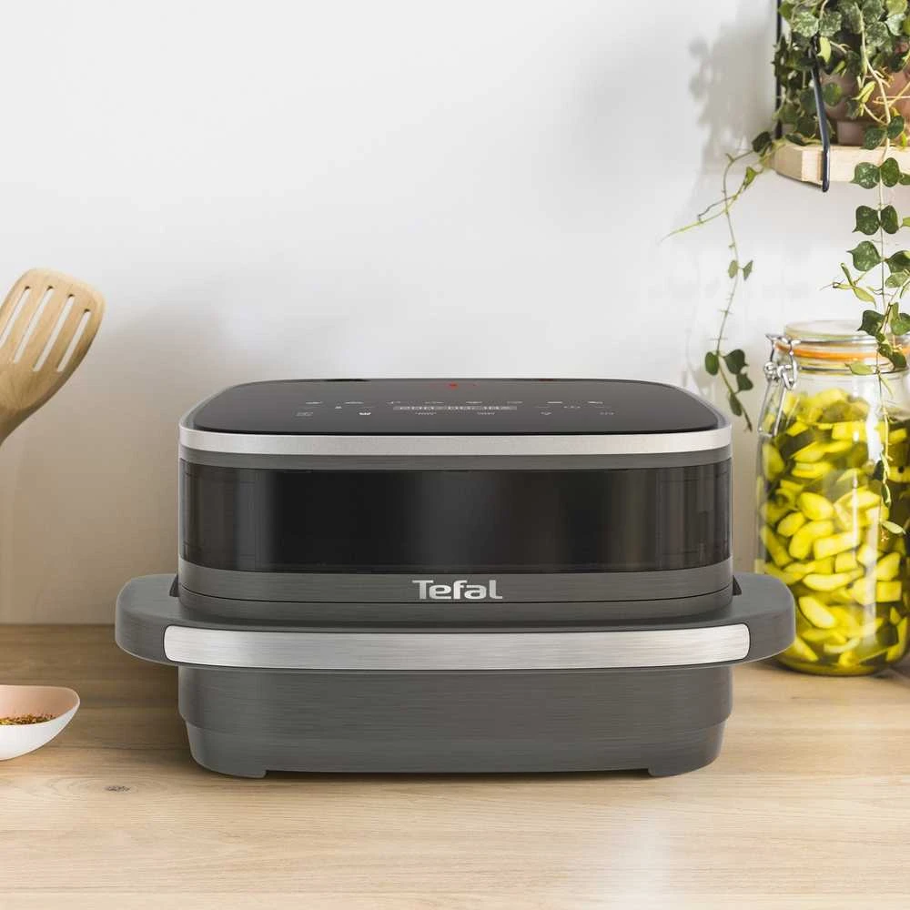 TEFAL | Karšto oro gruzdintuvė | FW402HE0 Easy Fry XL paviršius | Galia 2200 W | Talpa 4 l | Pilkas