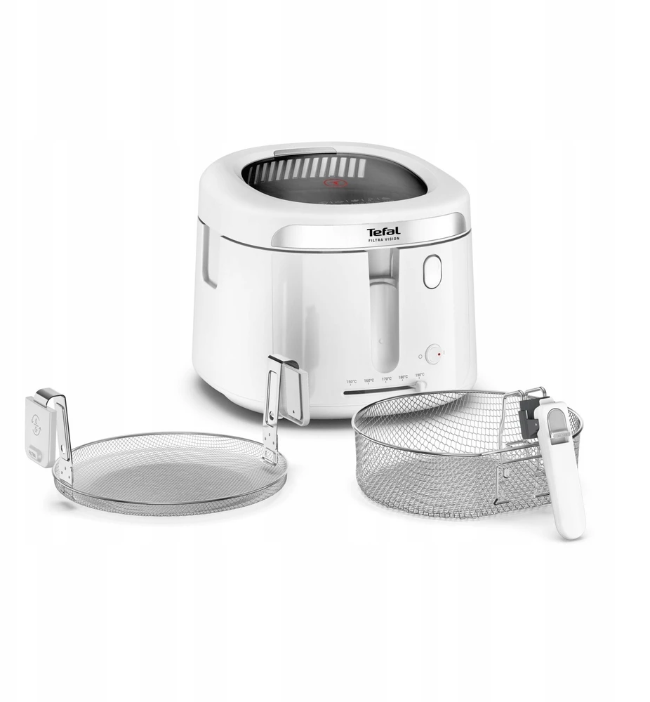Gruzdintuvė Tefal Filtra Vision FF2541E0 fryer Single 2.1 L Stand-alone 1900 W Deep fryer Baltas