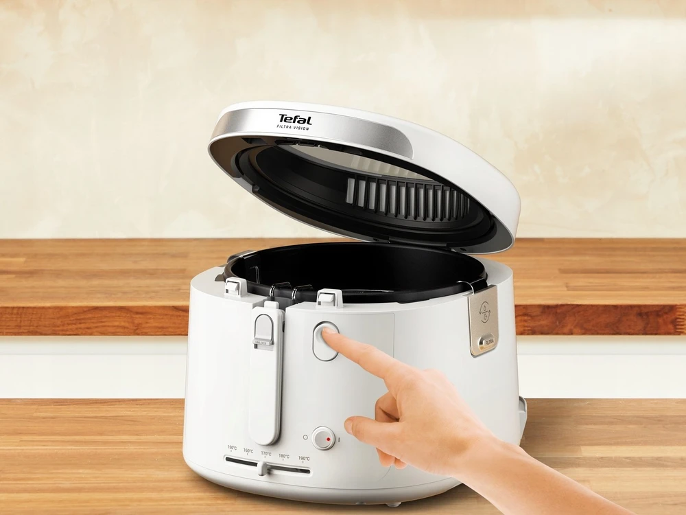 Gruzdintuvė Tefal Filtra Vision FF2541E0 fryer Single 2.1 L Stand-alone 1900 W Deep fryer Baltas