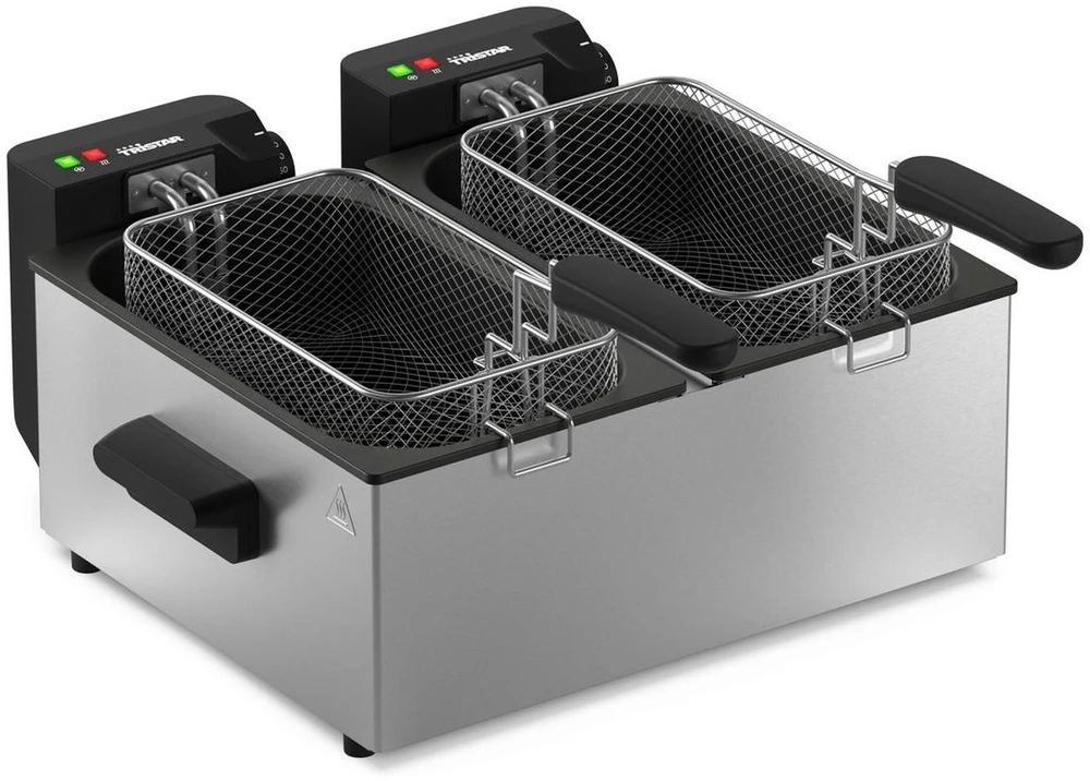Gruzdintuvė Tristar Double | FR-9342 | Galingumas 3600 W | Talpa 6 l | Kolor sidabrinė