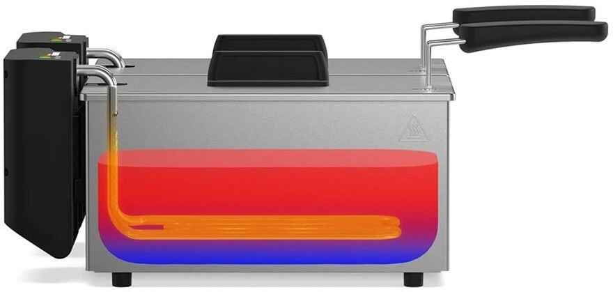 Gruzdintuvė Tristar Double | FR-9342 | Galingumas 3600 W | Talpa 6 l | Kolor sidabrinė