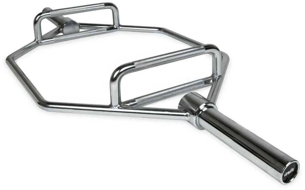 VIRTUFIT OLIMPINĖ ŠEŠIAKAMPĖ ŠTANGA - TRAP BAR - 140 CM