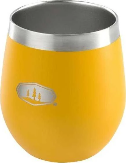 GSI Outdoors Glacier nerūdijančio plieno stiklinė, 236 ml [8 fl.oz.], mineralinės geltonos spalvos