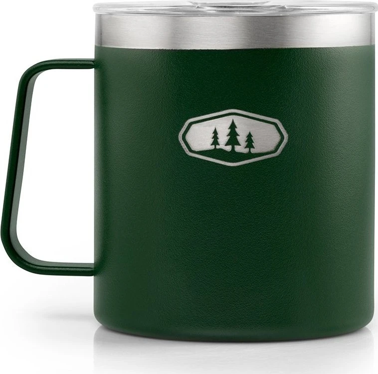 GSI Outdoors GLACIER STAINLESS CAMP CUP CUP 444ml, vaizdas į kalnus