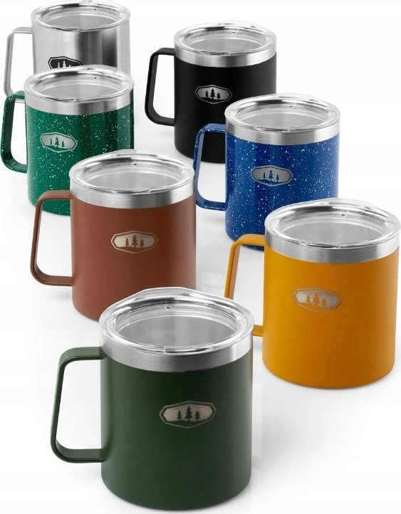 GSI Outdoors GLACIER STAINLESS CAMP CUP CUP 444ml, vaizdas į kalnus