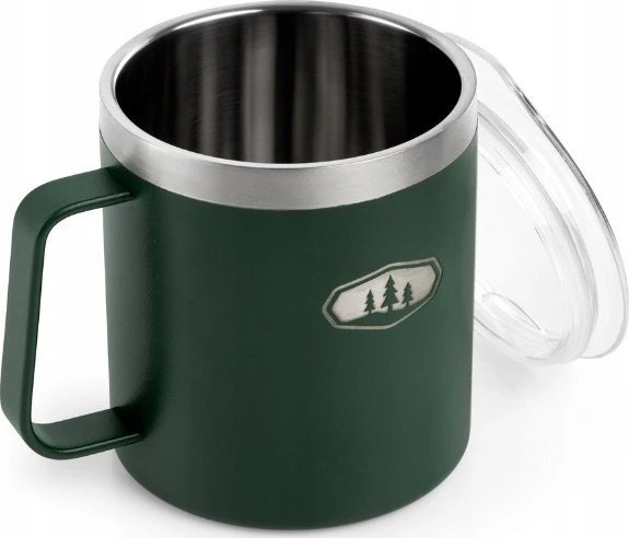 GSI Outdoors GLACIER STAINLESS CAMP CUP CUP 444ml, vaizdas į kalnus