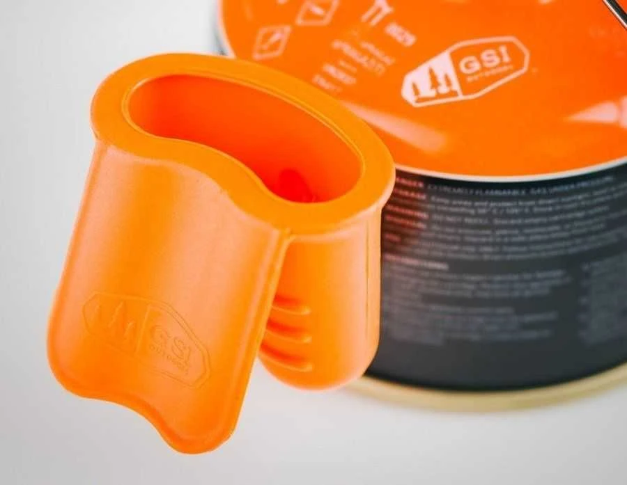 GSI Outdoors 50269 stovyklavimo virtuvės įrankių rinkinys, 0,6 l, juodas, vario, pilkas, oranžinis