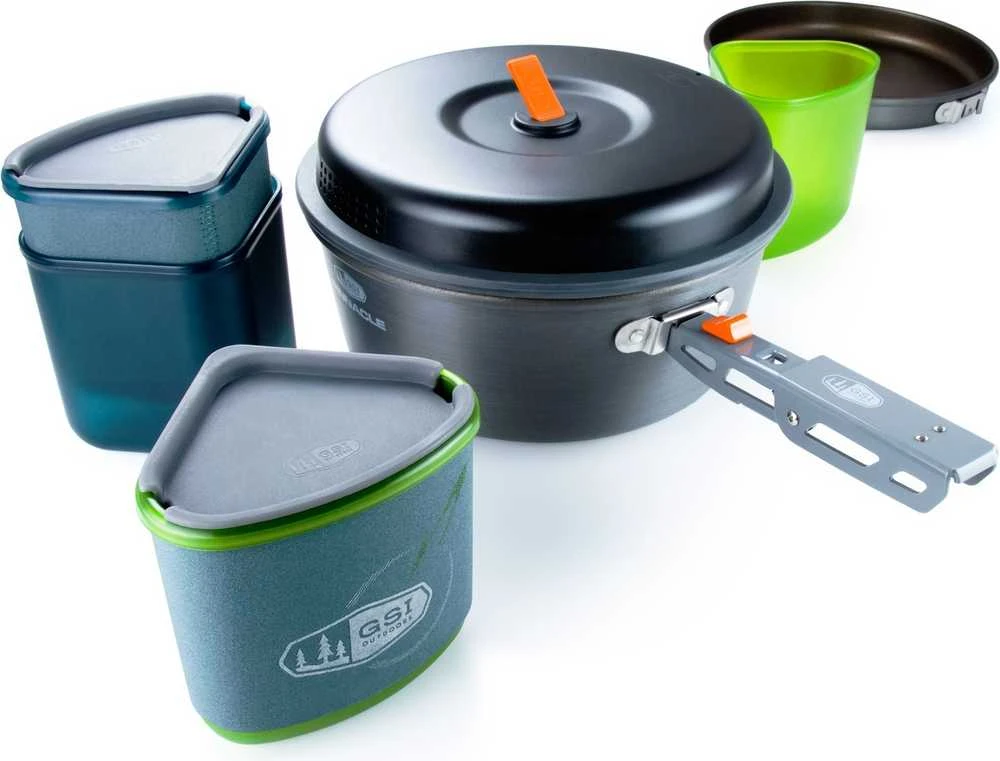 JAV GSI Pinnacle Backpacker puodų rinkinys
