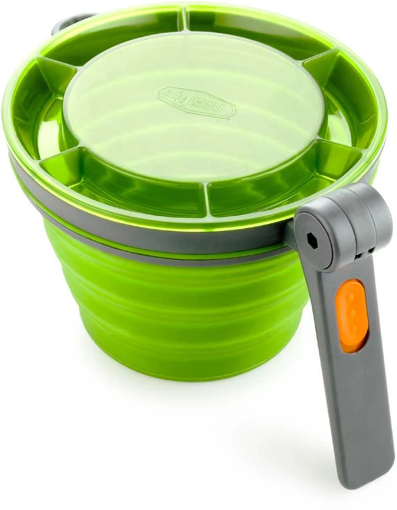GSI Outdoors Puodelis sulankstomas „Fairshare“ puodelis, žalias, 625 ml (79203)