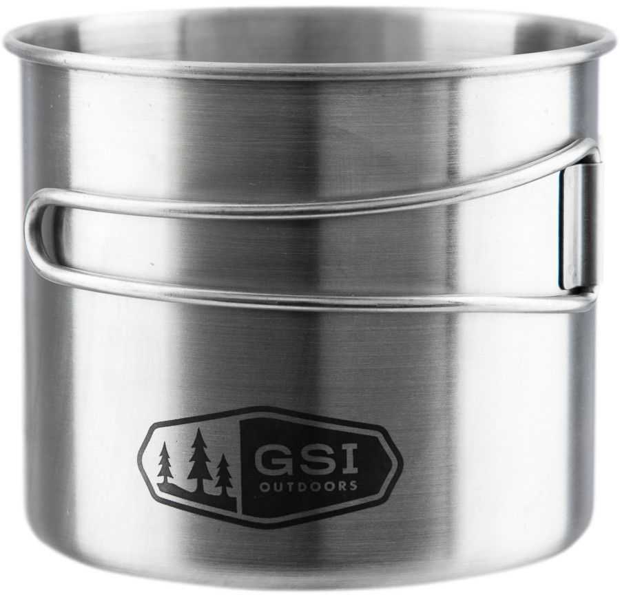 Turistinis puodelis GSI Outdoors Stainless Bottle Cup/Pot 530ml