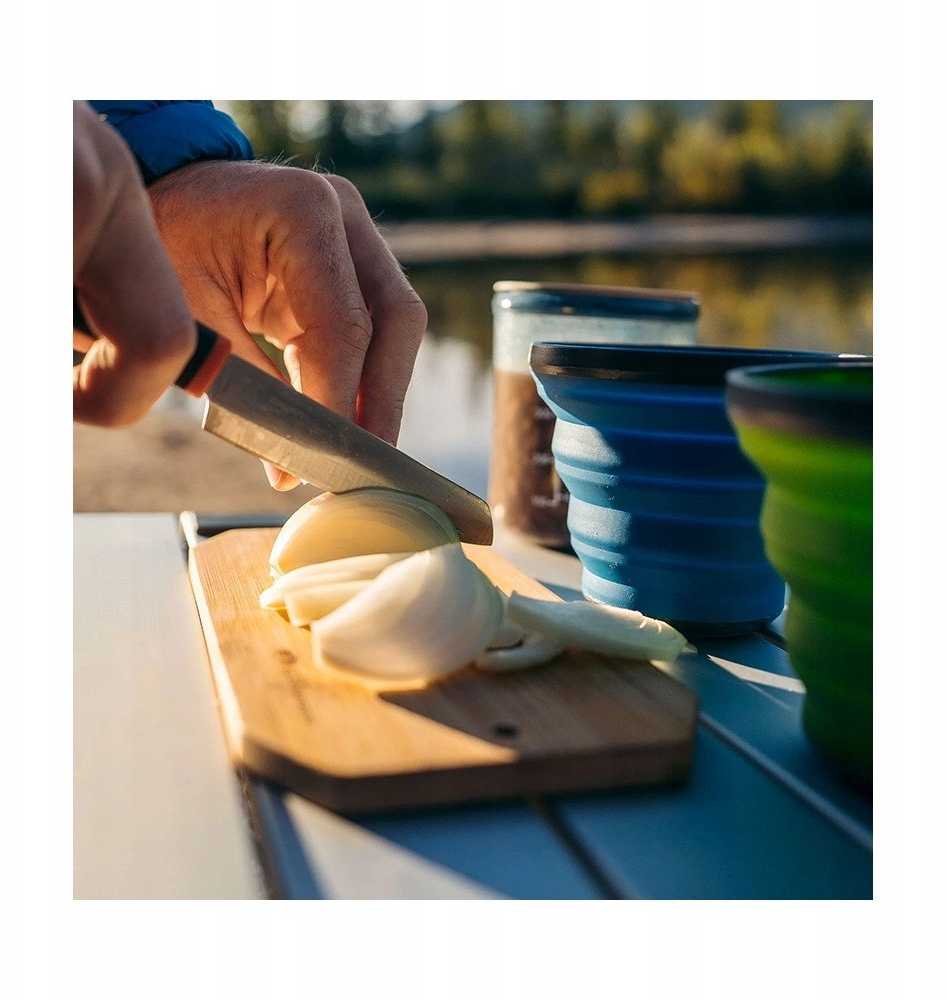 GSI Outdoors Santoku paruošimo rinkinys, pilkas, natūralus