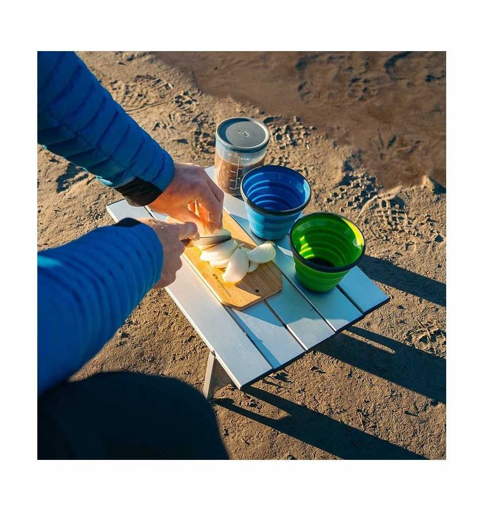 GSI Outdoors Santoku paruošimo rinkinys, pilkas, natūralus