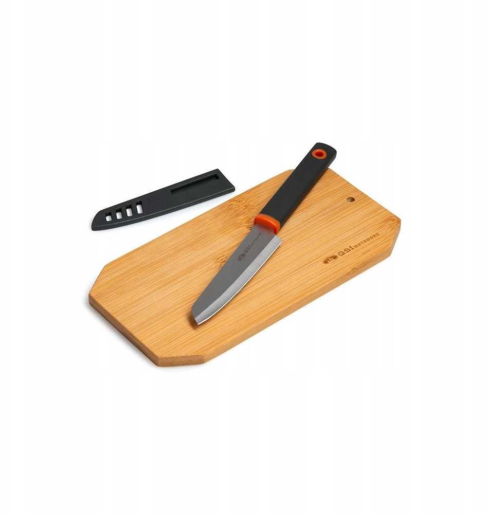 GSI Outdoors Santoku paruošimo rinkinys, pilkas, natūralus