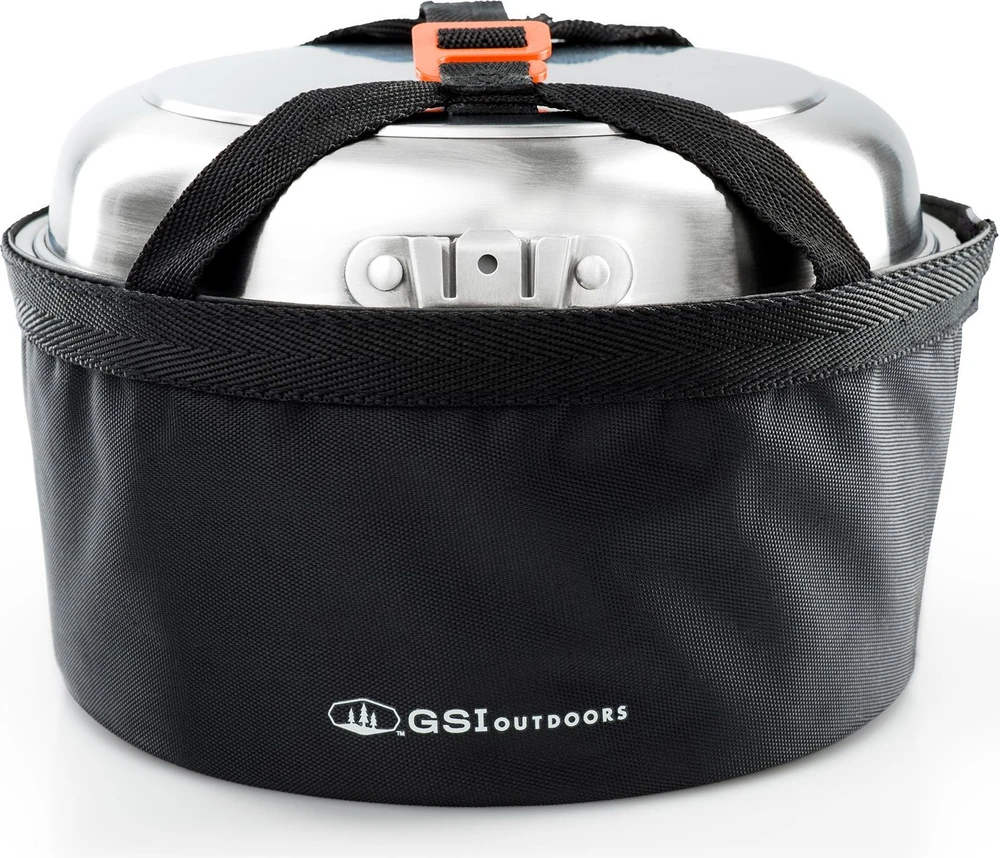 GSI Outdoors Stainless Camper indų rinkinys (68181)
