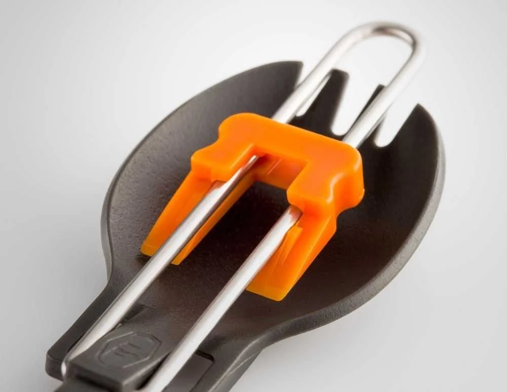 Kelioninis šakutšaukštis GSI Outdoors Folding Foon - Oranžinė