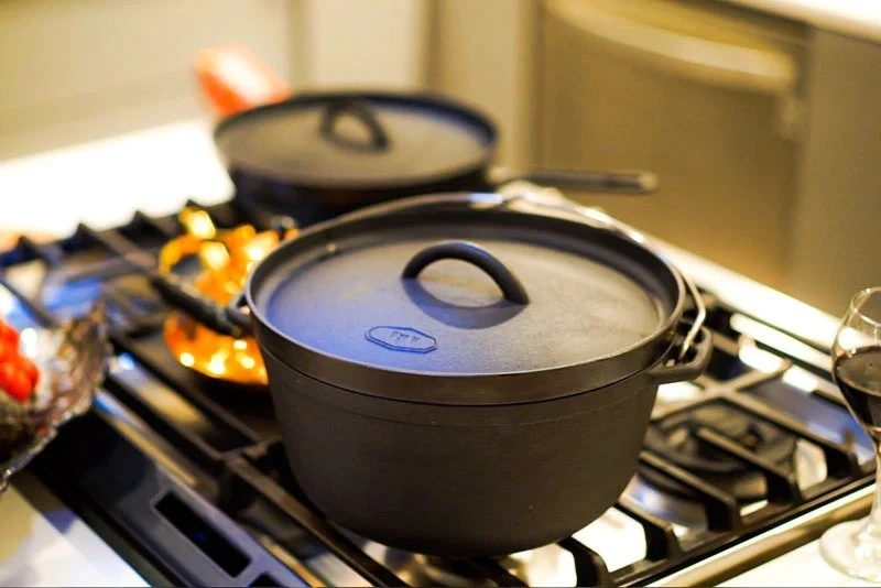Gsi Outdoors JAV GSI Guidecast Litecast Dutch Oven 4731 ml ketaus puodas