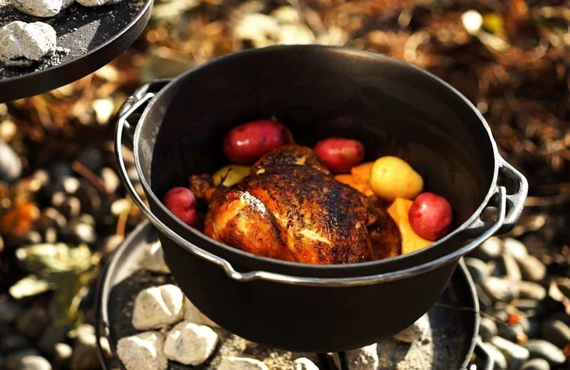 Gsi Outdoors JAV GSI Guidecast Litecast Dutch Oven 4731 ml ketaus puodas