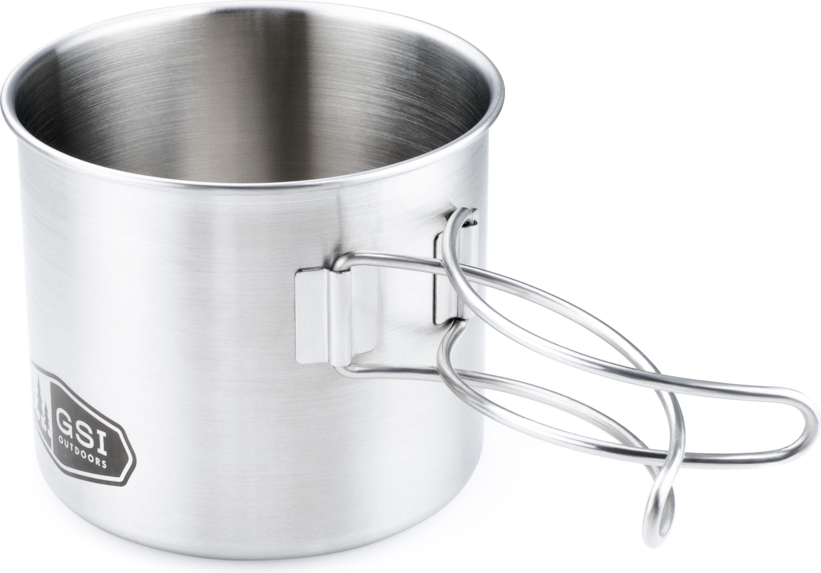 Turistinis puodelis GSI Outdoors Stainless Bottle Cup/Pot 530ml