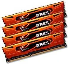 RAM G.Skill DIMM 32 GB 1600 (4 x 8 GB) keturių atminties modulių rinkinys (F3-1600C10Q-32GAO. Ares. INTEL XMP. Lite Retail)