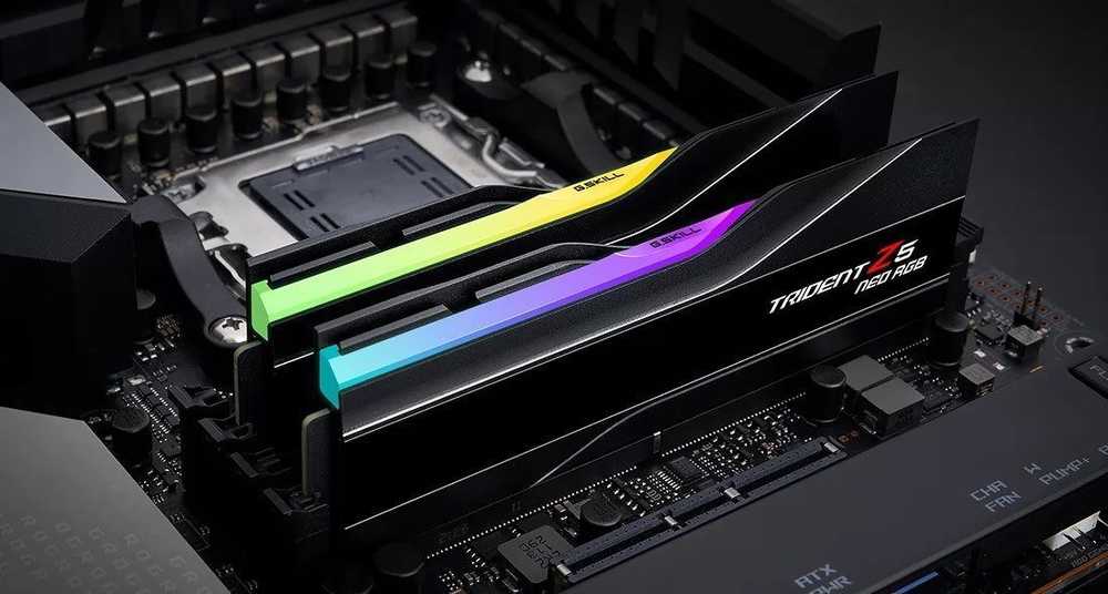 RAM G.Skill Trident Z5 Neo RGB F5-6400J3239F24GX2-TZ5NR atminties modulis 48 GB 2 x 24 GB DDR5 6400 MHz