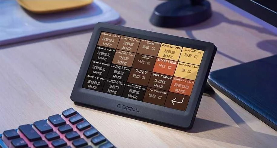 „G.Skill Widget“ prietaisų skydelis 7 colių jutiklinis skydelis | GD-A7PCCSK-WGD