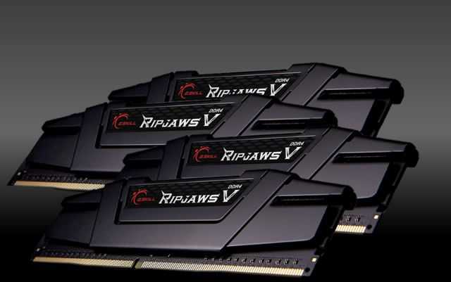 G.Skill Ripjaws V 32GB (4 x 8GB), DDR4, 3200MHz, CL16