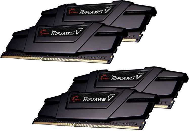 G.Skill Ripjaws V 32GB (4 x 8GB), DDR4, 3200MHz, CL16