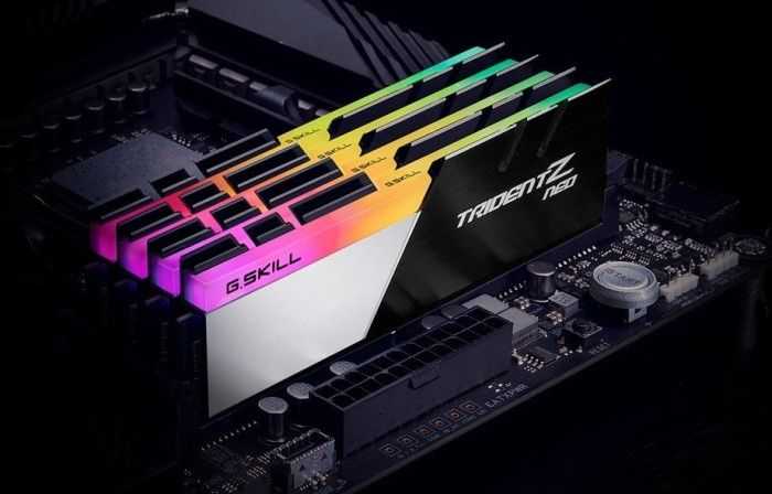 128 GB (4 x 32 GB) „G.Skill Trident Z Neo DDR4-3600 CL18 RAM Atmintis Kit“