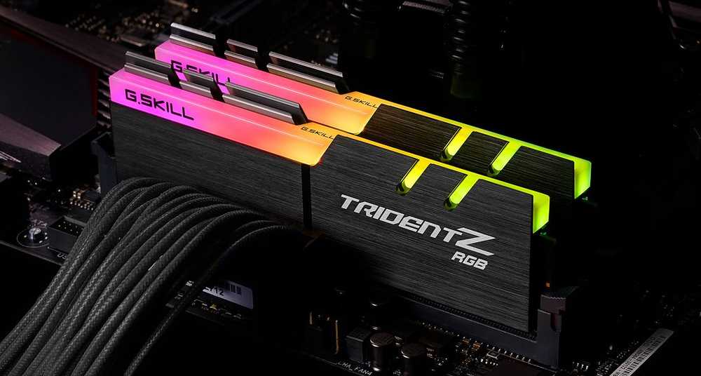 G.SKILL TRIDENT Z RGB DDR4 3600MHz 8GB×2 G.SKILL Trident Z RGB Series DDR4 RAM (XMP) 32GB (2x16GB