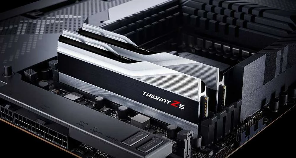 RAM G.SKILL Trident Z5 DDR5 32GB 2x16GB 6000MHz CL30 1.35V XMP 3.0 sidabrinis