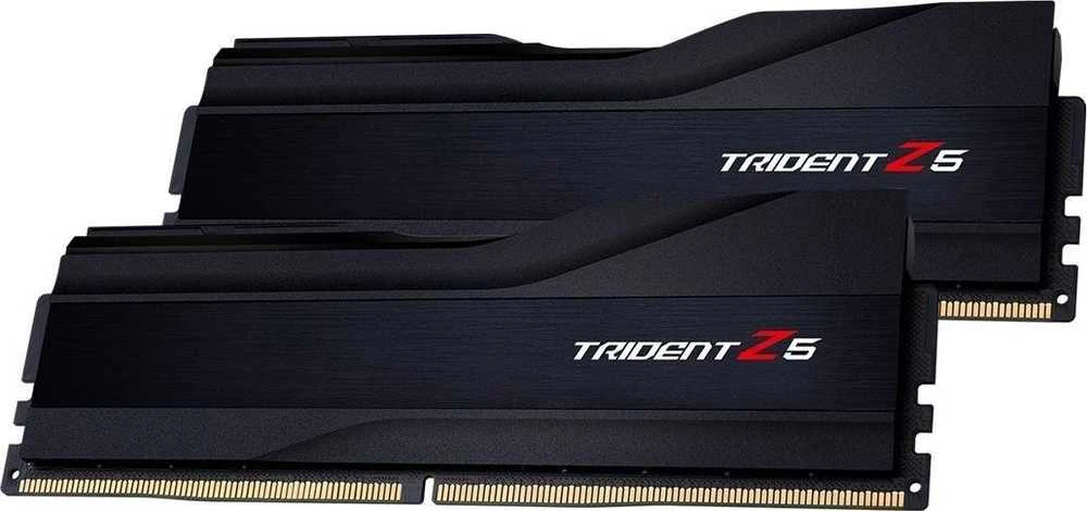 RAM G.Skill Trident Z F5-6000J3238G32GX2-TZ5K atminties modulis 64 GB 2 x 32 GB DDR5 288 kontaktų DIMM ECC korekcija
