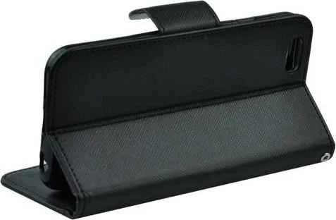 Oem FANCY Book dėklas skirtas Samsung Galaxy Galaxy Core Prime (G360F) juodos spalvos
