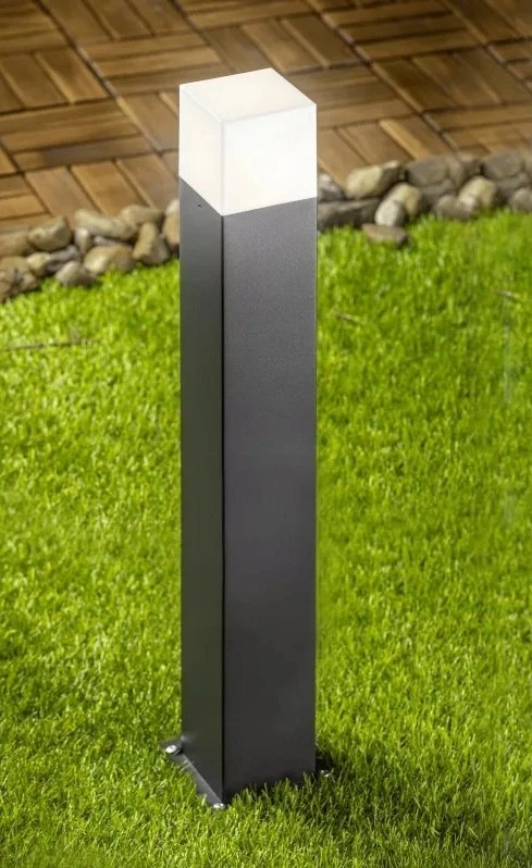 GTV Sodo šviestuvas LARGO-P 80, E27, MAX.15W, IP44, AC220-240V, 50-60Hz, tvirtinimo stovas, gr