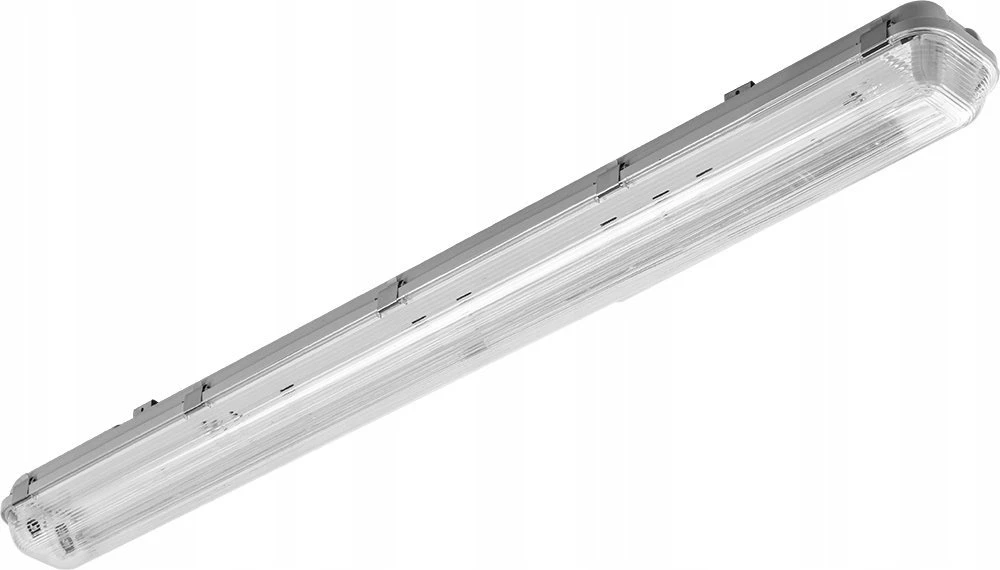 GTV G-TECH hermetiškas šviestuvas 2x120 T8 LED-J, G13, AC220-240V, 50/60Hz, IP65, IK06, ABS/PS