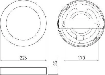 Lubinis šviestuvas GTV BOLERO LED šviestuvas, 18 W, 1600 lm, AC175-250 V, 50/60 Hz, PF>0,5, RA>80, IP40 LED švies