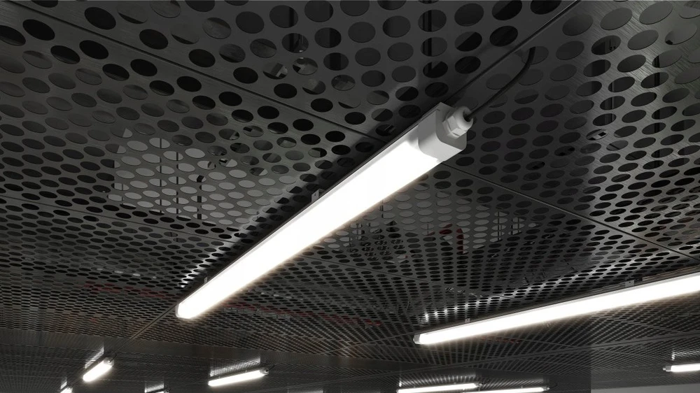 GTV Hermetiškas šviestuvas LUMIA II, LED, 36W, 5200lm, 4000K, AC220-240V, IP66, PC, Baltas