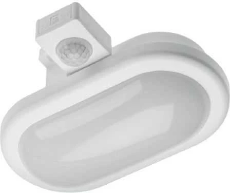 Sieninis šviestuvas GTV LED pertvarinis šviestuvas DELTA 6W OVAL su jutikliu, 6W, 400lm, AC220-240V, 50/60 Hz, PF>