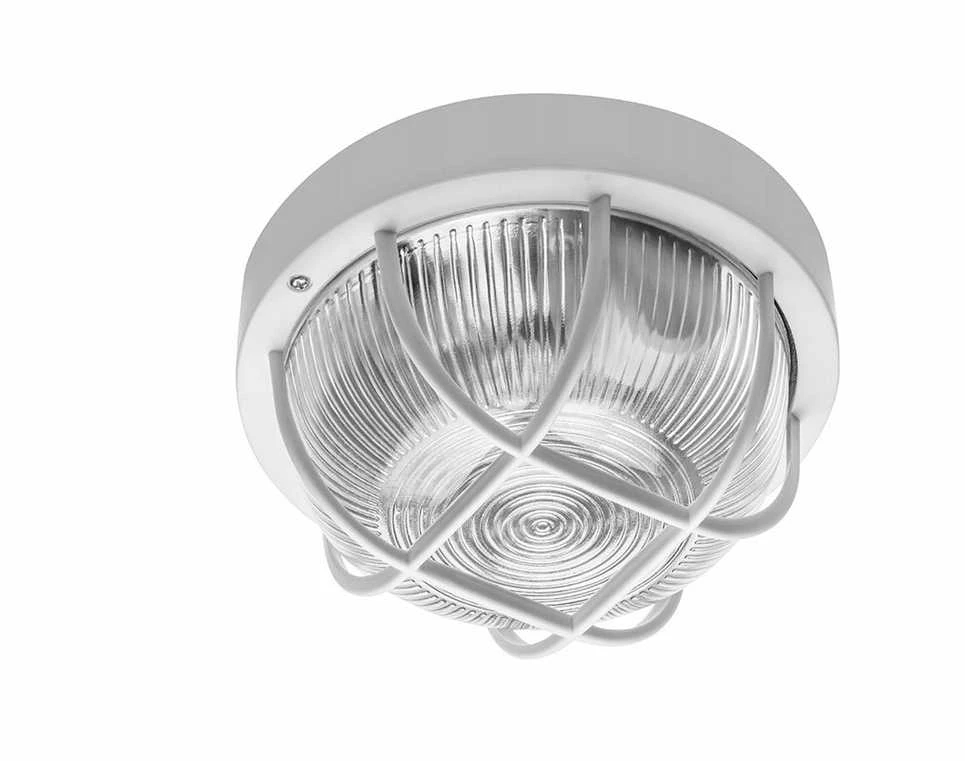 Lubinis šviestuvas GTV Priekinis šviestuvas IBIZA su grotelėmis, maks. 40 W, E27, AC220-240 V, 50-60 Hz, IP44, AB