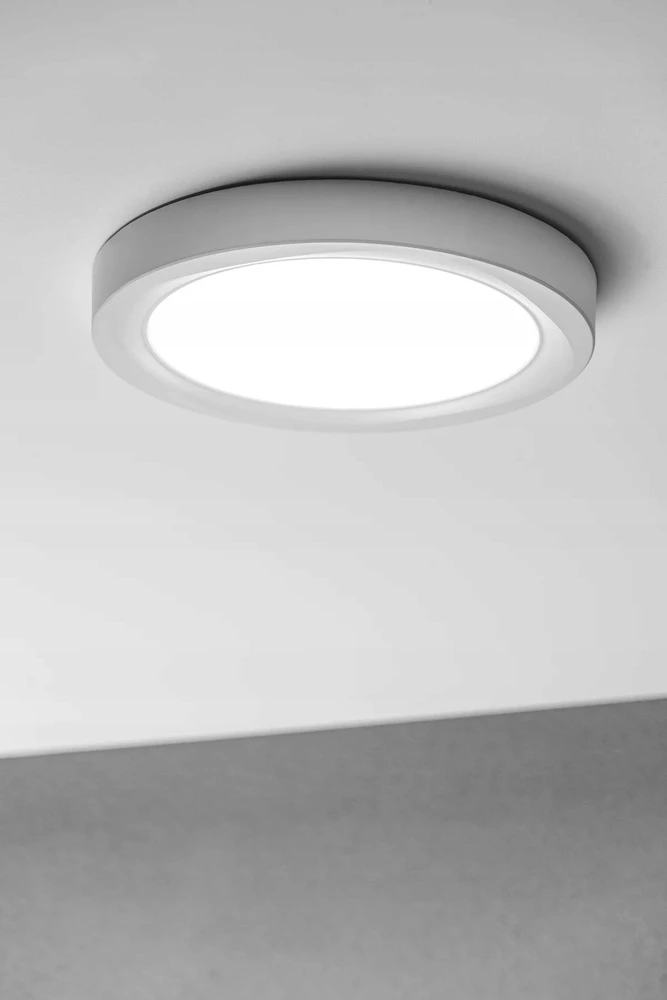 Lubinis šviestuvas GTV Paviršinė LED panelė LOUIS 12W/840 apvali hermetinė