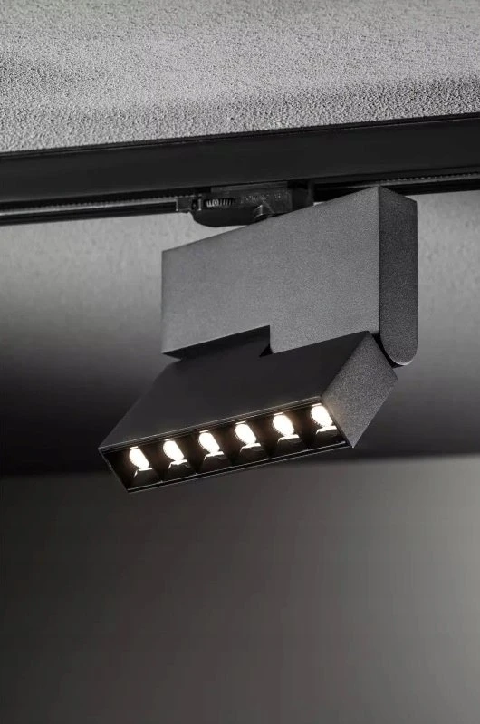GTV LED bėgių šviesos šviestuvas SIERRA, 18 W, 1620 lm, AC220-240 V, 50/60 Hz, PF>0,9, Ra≥80,