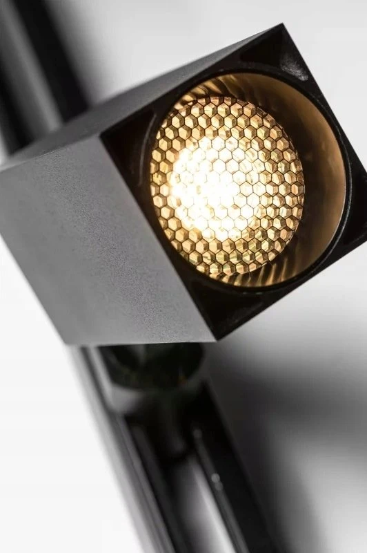 GTV Šviestuvas LIMA, GU10, maks. 20 W, AC220-240 V, 50/60 Hz, IP20, IK08, kvadratinis, juodas