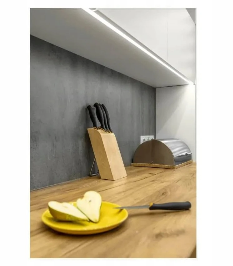 GTV LED juosta COB 12V, 480LED/m, 8mm, 10W/m, be gelio, neutrali balta