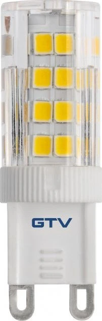 GTV LED lemputė, G9, 3000K, 9,5 W, AC220-240V, 360°, 900lm, 83mA