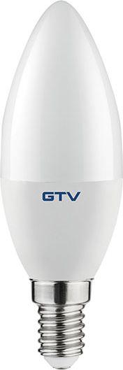 GTV LED ŠVIESOS šaltinis, A-G, C37, SMD 2835, 3000K, E14, 8,0W, AC180-250V, 160°, 720lm, 70mA