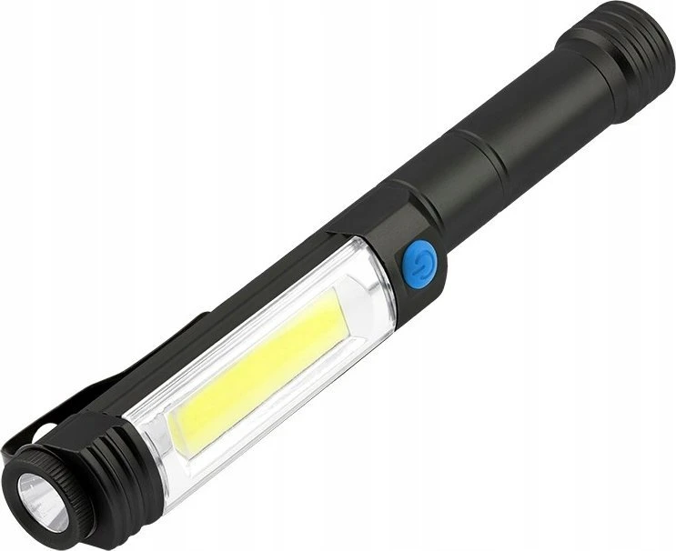 GTV LED žibintuvėlis 6W, 3 režimai (pagrindinis, papildomas, raudonas įspėjamasis), 3xAA1,5V,