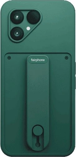 Dėklas „Fairphone Gen. 6“ pirštų kilpos ausinės, žalios spalvos
